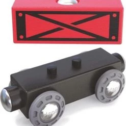 Hape Stoomtrein 5-delig Zwart/rood -Duurzamer-speelgoed Winkel 550x601