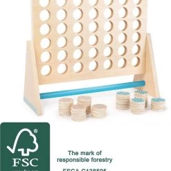 Small Foot Company Small Foot Vier Op Een Rij Xxl Junior 46 Cm Hout Naturel/blauw 12 Small Foot Company Small Foot Vier Op Een Rij Xxl Junior 46 Cm Hout Naturel/blauw -Duurzamer-speelgoed Winkel 550x606 1