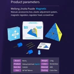 Moyu Weilong Pyraminx Magnetic - STANDARD EDITION 41 Moyu Weilong Pyraminx Magnetic - STANDARD EDITION -Duurzamer-speelgoed Winkel 550x611 5