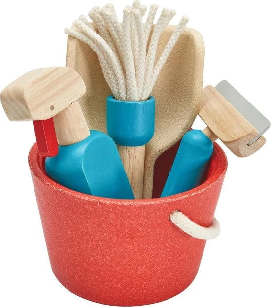 Plantoys Schoonmaakset - 5dlg. 1 Plantoys Schoonmaakset - 5dlg.