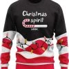 JAP Christmas JAP Foute Kersttrui - Christmas Spirit - Kerstcadeau Volwassenen - Dames En Heren - Kerst - 3XL - Zwart