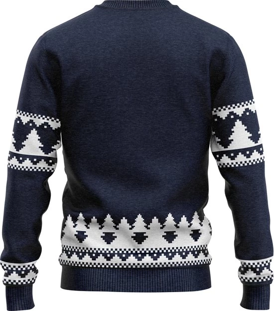 JAP Christmas JAP Foute Kersttrui - Santa Let It Snow - Kerstcadeau Volwassenen - Dames En Heren - Kerst - 4XL - Blauw 2 JAP Christmas JAP Foute Kersttrui - Santa Let It Snow - Kerstcadeau Volwassenen - Dames En Heren - Kerst - 4XL - Blauw - Afbeelding 2