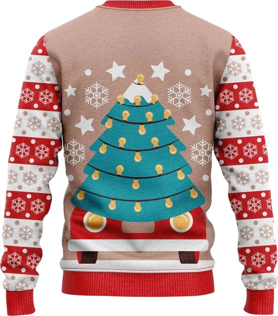 JAP Christmas JAP Foute Kersttrui - Driving Home For Christmas - Kerstcadeau Volwassenen - Dames En Heren - Kerst - M - Rood 2 JAP Christmas JAP Foute Kersttrui - Driving Home For Christmas - Kerstcadeau Volwassenen - Dames En Heren - Kerst - M - Rood - Afbeelding 2