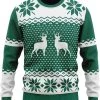 JAP Christmas JAP Foute Kersttrui - Classic One - Kerstcadeau Volwassenen - Dames En Heren - Kerst - 4XL- Groen
