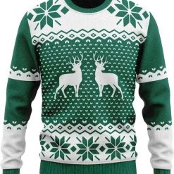 JAP Christmas JAP Foute Kersttrui - Classic One - Kerstcadeau Volwassenen - Dames En Heren - Kerst - 4XL- Groen
