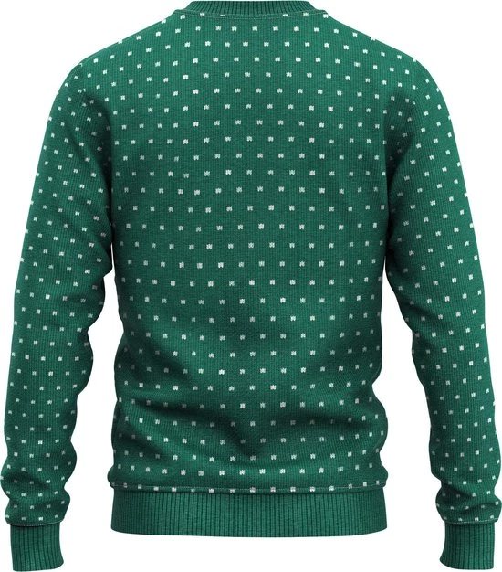 JAP Christmas JAP Foute Kersttrui - Rudolf Met 3D Neus Voor Volwassenen - Kerst - Dames En Heren - Kerstcadeau - XL - Groen 3 JAP Christmas JAP Foute Kersttrui - Rudolf Met 3D Neus Voor Volwassenen - Kerst - Dames En Heren - Kerstcadeau - XL - Groen - Afbeelding 3