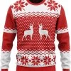 JAP Christmas JAP Foute Kersttrui - Classic One - Kerstcadeau Volwassenen - Dames En Heren - Kerst - M - Rood