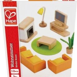 Hape Poppenhuis Woonkamer -Duurzamer-speelgoed Winkel 550x628