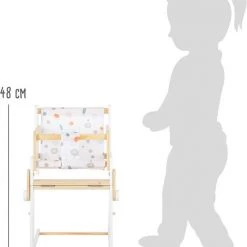 Merkloos Poppenstoel ''Little Button'' - Houten Speelgoed Vanaf 3 Jaar -Duurzamer-speelgoed Winkel 550x635 1