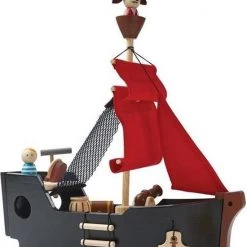 Plantoys Plan Toys Piratenboot - Houten Speelboot - Duurzaam Speelgoed