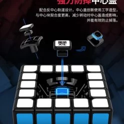 MoYu Aochuang WR M 5x5 Speedcube - Magnetisch - Stickerless - Professionele Draai Puzzel Kubus -Duurzamer-speelgoed Winkel 550x639 5