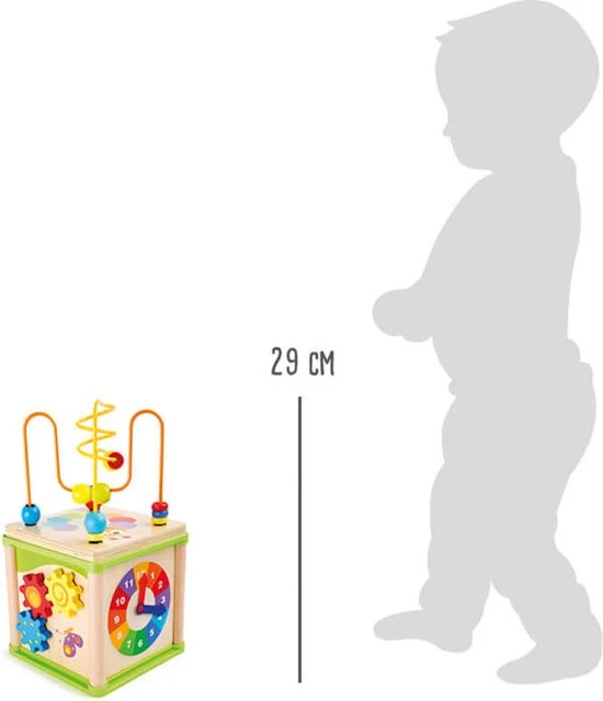 Small Foot Company Houten Speelgoed - Kralenspiraal - Small Foot Training Kubus Met Loop Insecten Hout 5 Small Foot Company Houten Speelgoed - Kralenspiraal - Small Foot Training Kubus Met Loop Insecten Hout - Afbeelding 5