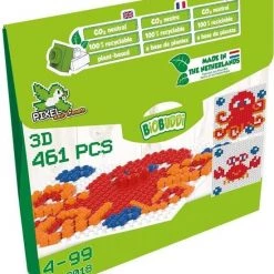 Biobuddi Pixel Create Create Octopus Or Crab BB-2018 -Duurzamer-speelgoed Winkel 550x642