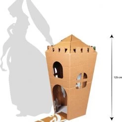 Kartonnen Speel Kasteel - Speelhuisje - Sinterklaas Cadeau - Hobbykarton - KarTent 21 Kartonnen Speel Kasteel - Speelhuisje - Sinterklaas Cadeau - Hobbykarton - KarTent -Duurzamer-speelgoed Winkel 550x644 1