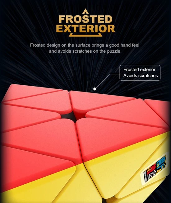 Moyu Meilong Pyraminx -ZWART 17 Moyu Meilong Pyraminx -ZWART - Afbeelding 17