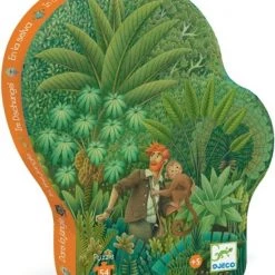 Djeco Silhouette Puzzel Jungle | 54 Pcs