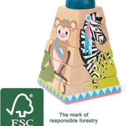 Small Foot Company Small Foot - Stacking Tower "Jungle" -Duurzamer-speelgoed Winkel 550x655 15