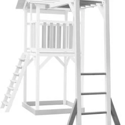 AXI Beach Tower Klimrek In Grijs/Wit - Aanbouw Module Van Hout Voor Speeltoestel Beach Tower - Klim Accessoire Van 205,7cm -Duurzamer-speelgoed Winkel 550x655 6