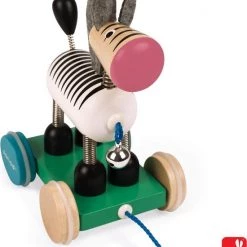 Janod Zigolos - Trekfiguur Zebra -Duurzamer-speelgoed Winkel 550x663 1
