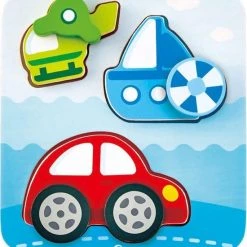 Hape Voertuigen Vormenpuzzel