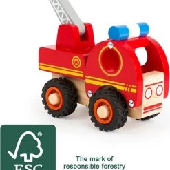 Small Foot Company Small Foot Brandweervoertuig Rood 13 X 7 X 10 Cm -Duurzamer-speelgoed Winkel 550x670 3