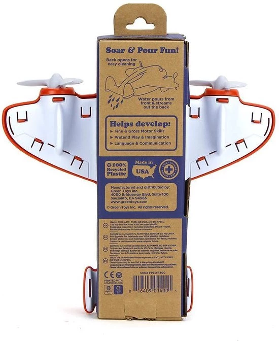 Green Toys Speelgoed Speelgoed Blusvliegtuig Oranje - Green Toys 6 Green Toys Speelgoed Speelgoed Blusvliegtuig Oranje - Green Toys - Afbeelding 6