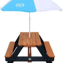 AXI Nick Picknicktafel Antraciet/bruin - Parasol Blauw/wit -Duurzamer-speelgoed Winkel 550x673 6