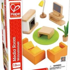 Hape Poppenhuis Woonkamer -Duurzamer-speelgoed Winkel 550x693