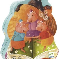 Djeco De Drie Kleine Biggetjes - 24 Stukjes