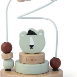 Trixie Houten Kralenframe | Mr. Polar Bear | Beads Maze | IJsbeer | Speelgoed