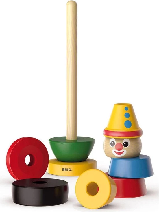 BRIO Stapelclown - 30120 4 BRIO Stapelclown - 30120 - Afbeelding 4