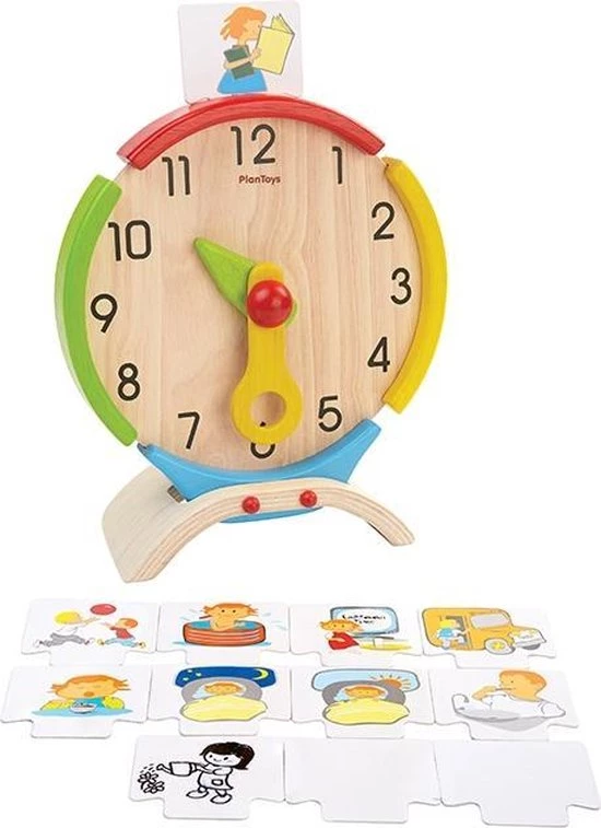 Plantoys Plan Toys Activiteiten Klok Multi Colour 13 Plantoys Plan Toys Activiteiten Klok Multi Colour - Afbeelding 13