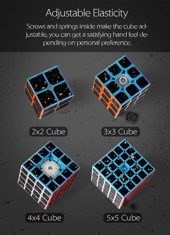 Moyu MF Special Splash Gold Cadeau Box 23 Moyu MF Special Splash Gold Cadeau Box - Afbeelding 23