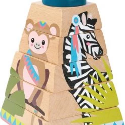 Small Foot Company Small Foot - Stacking Tower "Jungle" -Duurzamer-speelgoed Winkel 550x763 10