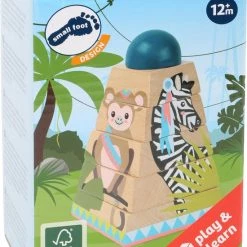 Small Foot Company Small Foot - Stacking Tower "Jungle" -Duurzamer-speelgoed Winkel 550x769 1