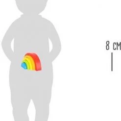 Small Foot Company Small Foot - Wooden Building Blocks Rainbow -Duurzamer-speelgoed Winkel 550x777 5