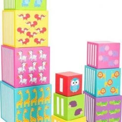 Small Foot Company Small Foot Stapelblokken Wilde Dieren 15 Cm -Duurzamer-speelgoed Winkel 550x785
