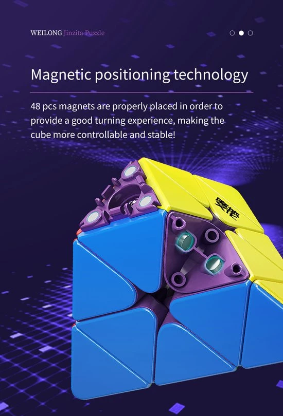 Moyu Weilong Pyraminx Magnetic - STANDARD EDITION 11 Moyu Weilong Pyraminx Magnetic - STANDARD EDITION - Afbeelding 11