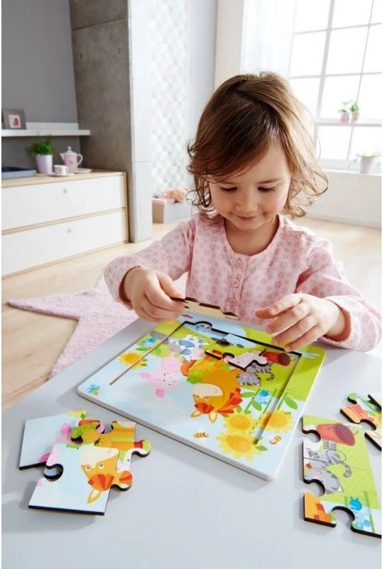 HABA Houten Raampuzzel Dierenvrienden 3 HABA Houten Raampuzzel Dierenvrienden - Afbeelding 3