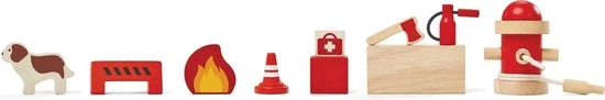 Plantoys Houten Brandweerkazerne | Plan Toys 3 Plantoys Houten Brandweerkazerne | Plan Toys - Afbeelding 3